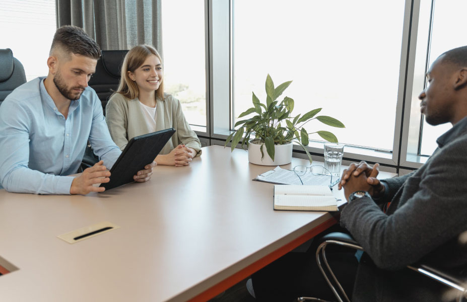 Réunion ou entretien d'embauche