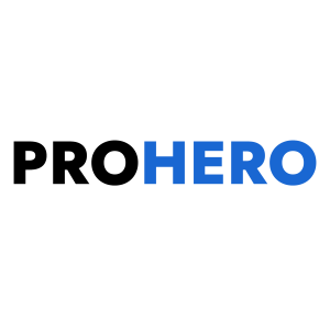 Logo de PROHERO.com, plateforme de recrutement pour employeurs et candidats.
