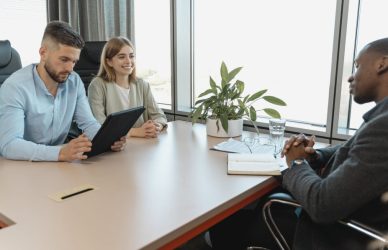 Réunion ou entretien d'embauche