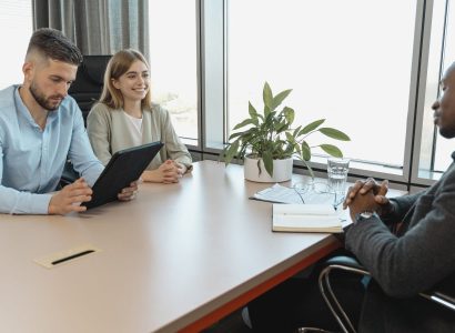 Réunion ou entretien d'embauche